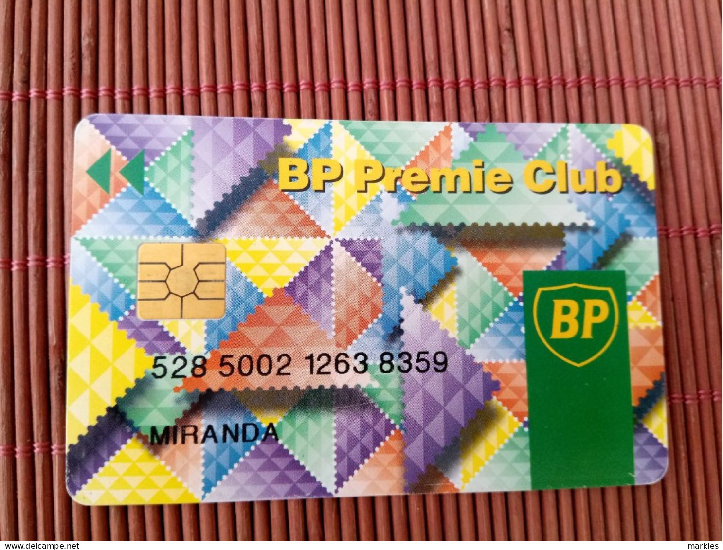 BP Premieclub Card 2 Photos  Very Rare - Unknown Origin