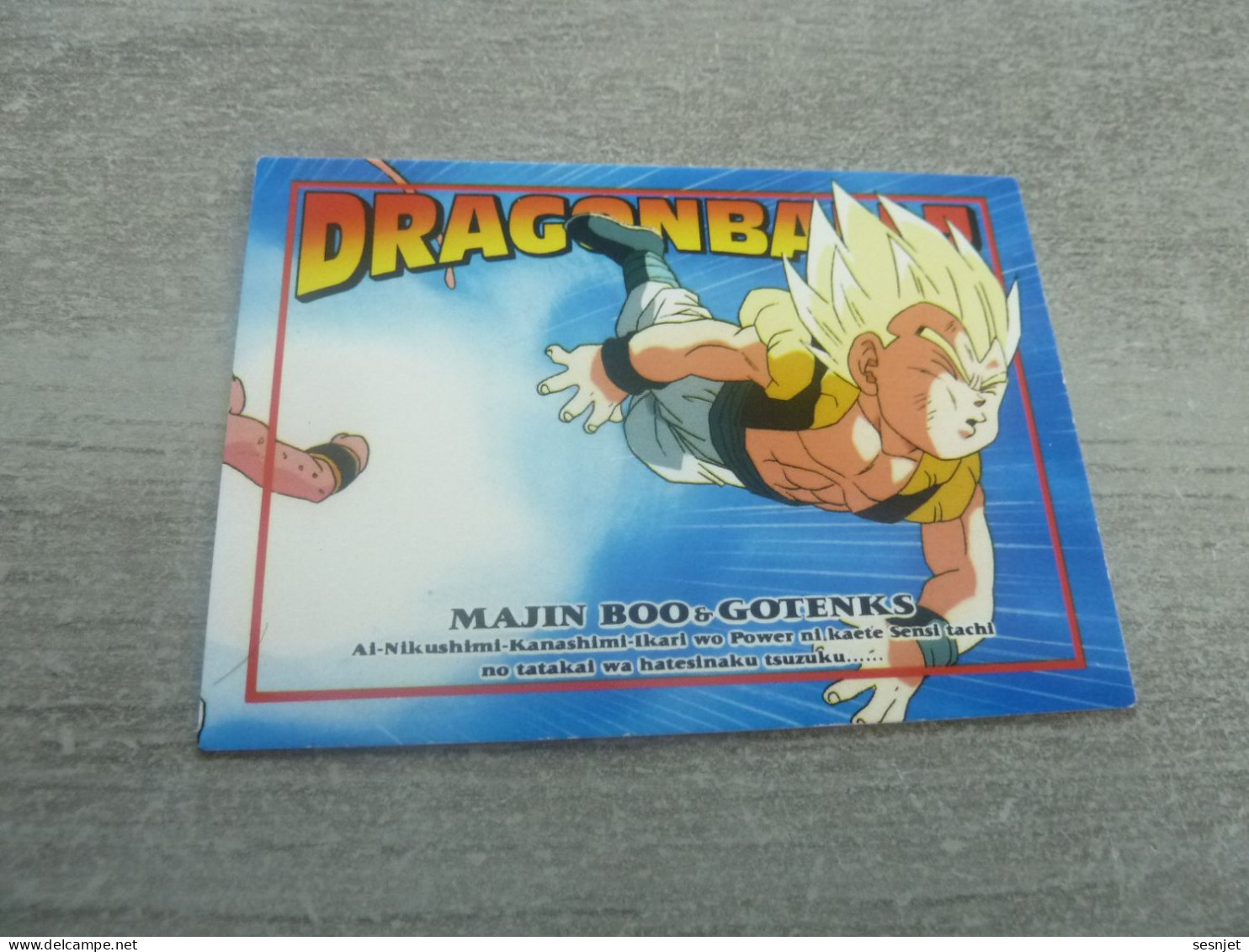 Dragon Ball Z - Majin Boo - Gotenks - Card Number 97 - Yamcha - Editions Made In Japan - - Dragonball Z
