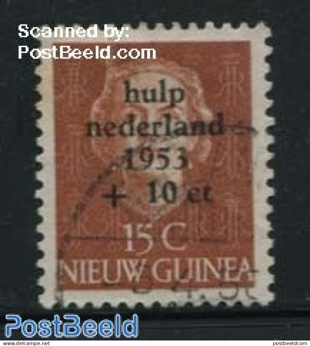 Dutch New Guinea 1953 15+10c, Stamp Out Of Set, Mint NH - Autres & Non Classés