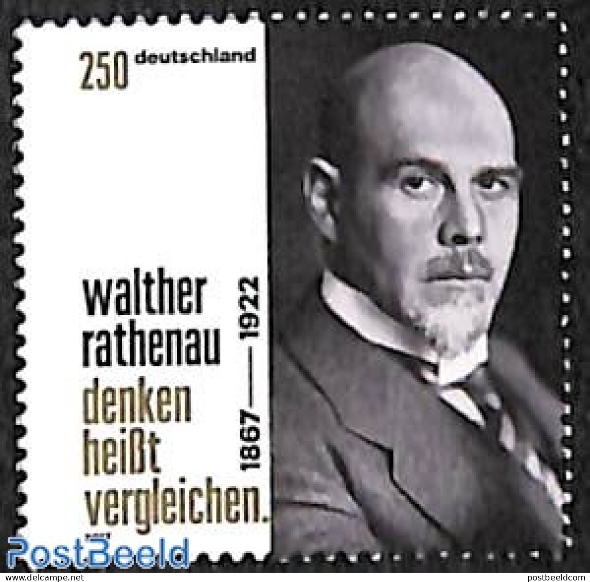 Germany, Federal Republic 2017 Walter Rathenau 1v, Mint NH - Unused Stamps