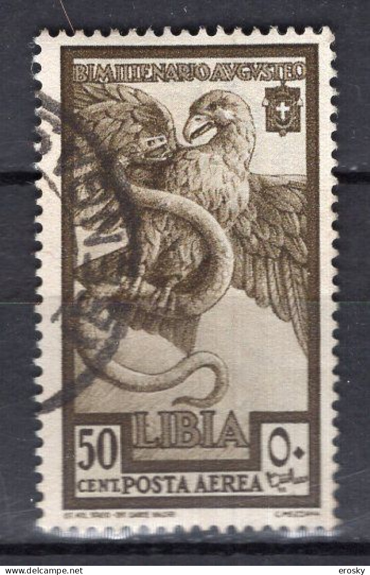 Z3553 - COLONIE ITALIANE LIBIA AEREA SASSONE N°36 - Libya