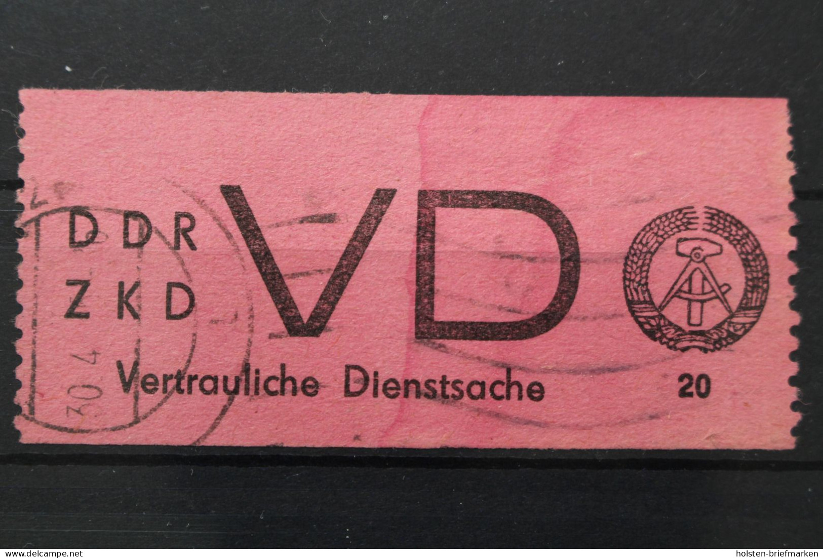 DDR Dienstmarken D, MiNr. 2, Gestempelt - Other & Unclassified