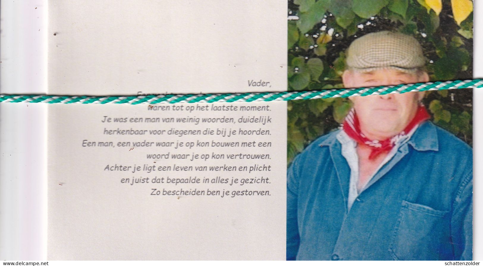 Norbert Redant-Van Den Bossche, Aalst 1951, Gent 2021. Foto - Todesanzeige