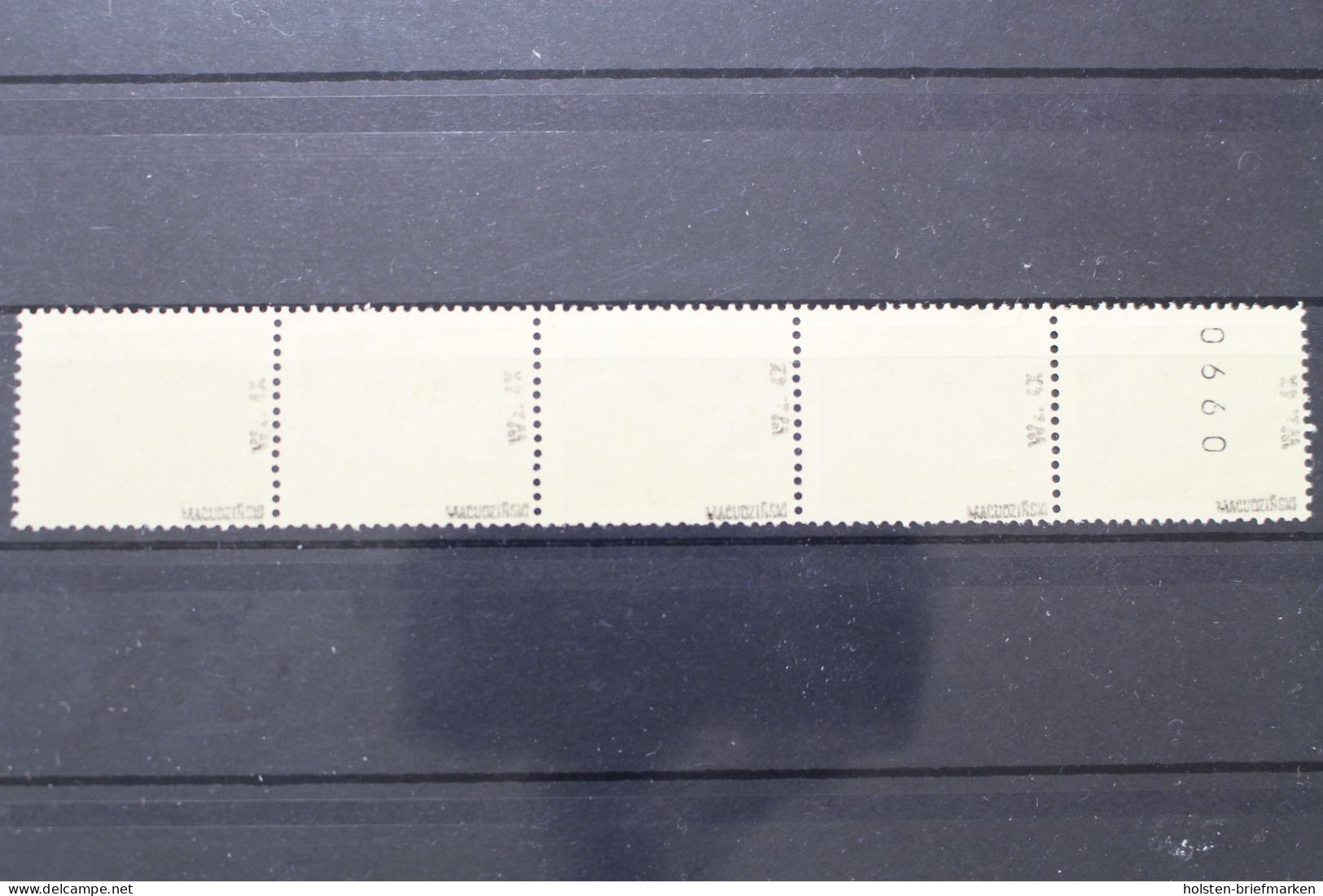 DDR, MiNr. 1540 R Fünferstreifen, Postfrisch, Altsignatur - Neufs