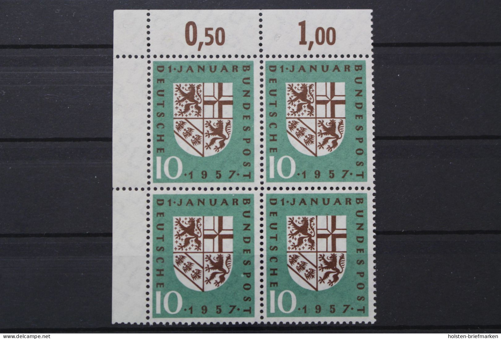 Deutschland (BRD), MiNr. 249 Viererblock Ecke Links Oben, Postfrisch - Sonstige & Ohne Zuordnung