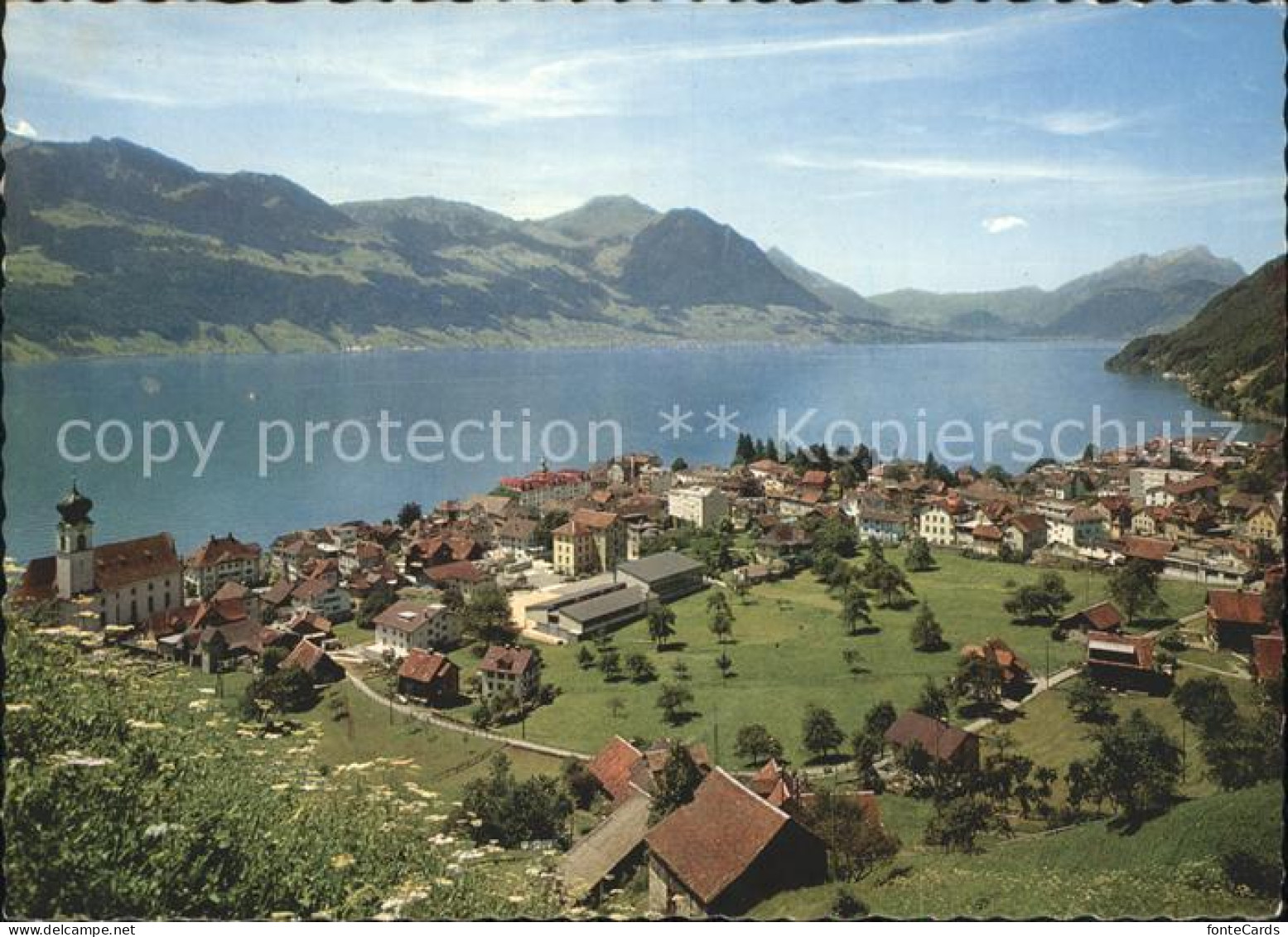 11890943 Gersau Vierwaldstaettersee Mit Klewenalp Buochserhorn Und Pilatus Gersa - Autres & Non Classés