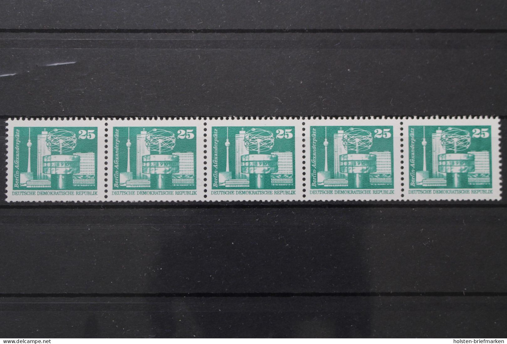 DDR, MiNr. 2022 R Fünferstreifen Mit Zählnummer, Postfrisch - Unused Stamps