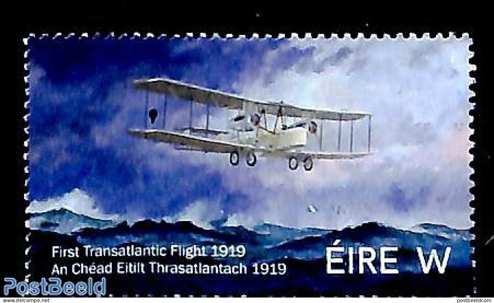 Ireland 2019 100 Years Transatlantic Flights 1v, Mint NH, Transport - Aircraft & Aviation - Neufs