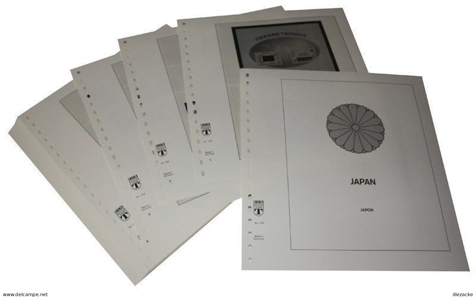 Lindner-T Japan 2001-2003 Vordrucke 163-01 Neuware ( - Pre-printed Pages