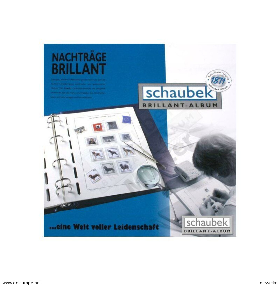 Schaubek Brillant Belgien 1990-2001 Vordrucke 802T06B Neuware ( - Vordruckblätter