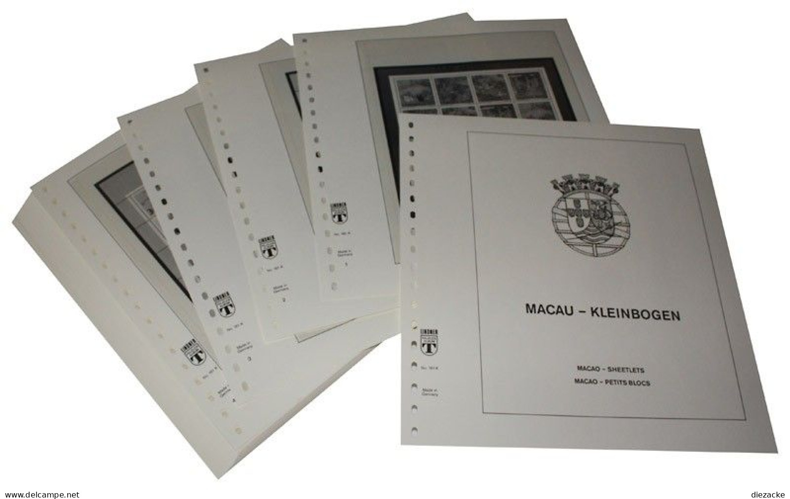 Lindner-T Macau Kleinbogen 1985-1999 Vordrucke 161K Neuware ( - Vordruckblätter