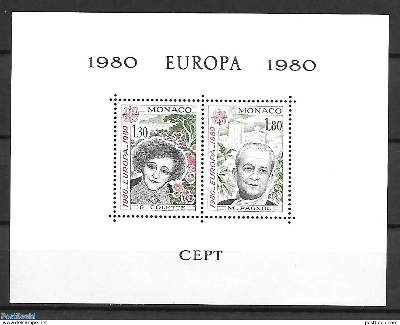 Monaco 1980 Europe, Special S/s, Mint NH, History - Europa (cept) - Unused Stamps