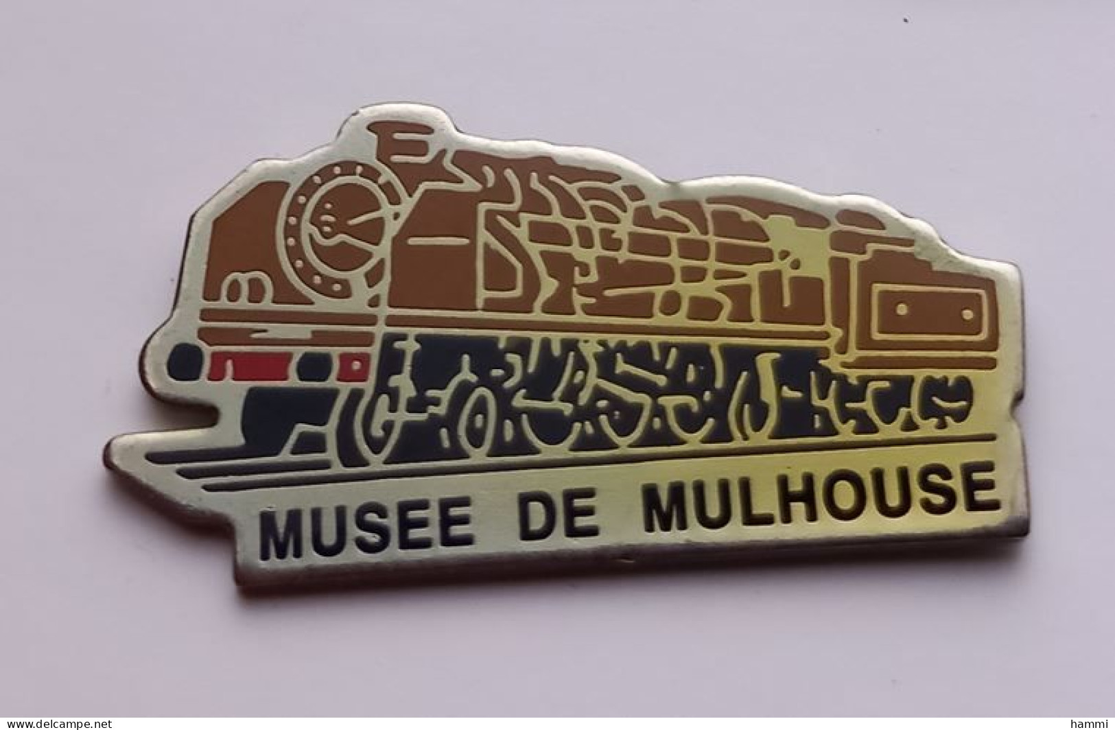 G251 Pin's SNCF TGV Locomotive Train Vapeur Musée De Mulhouse Alsace Achat Immédiat - TGV