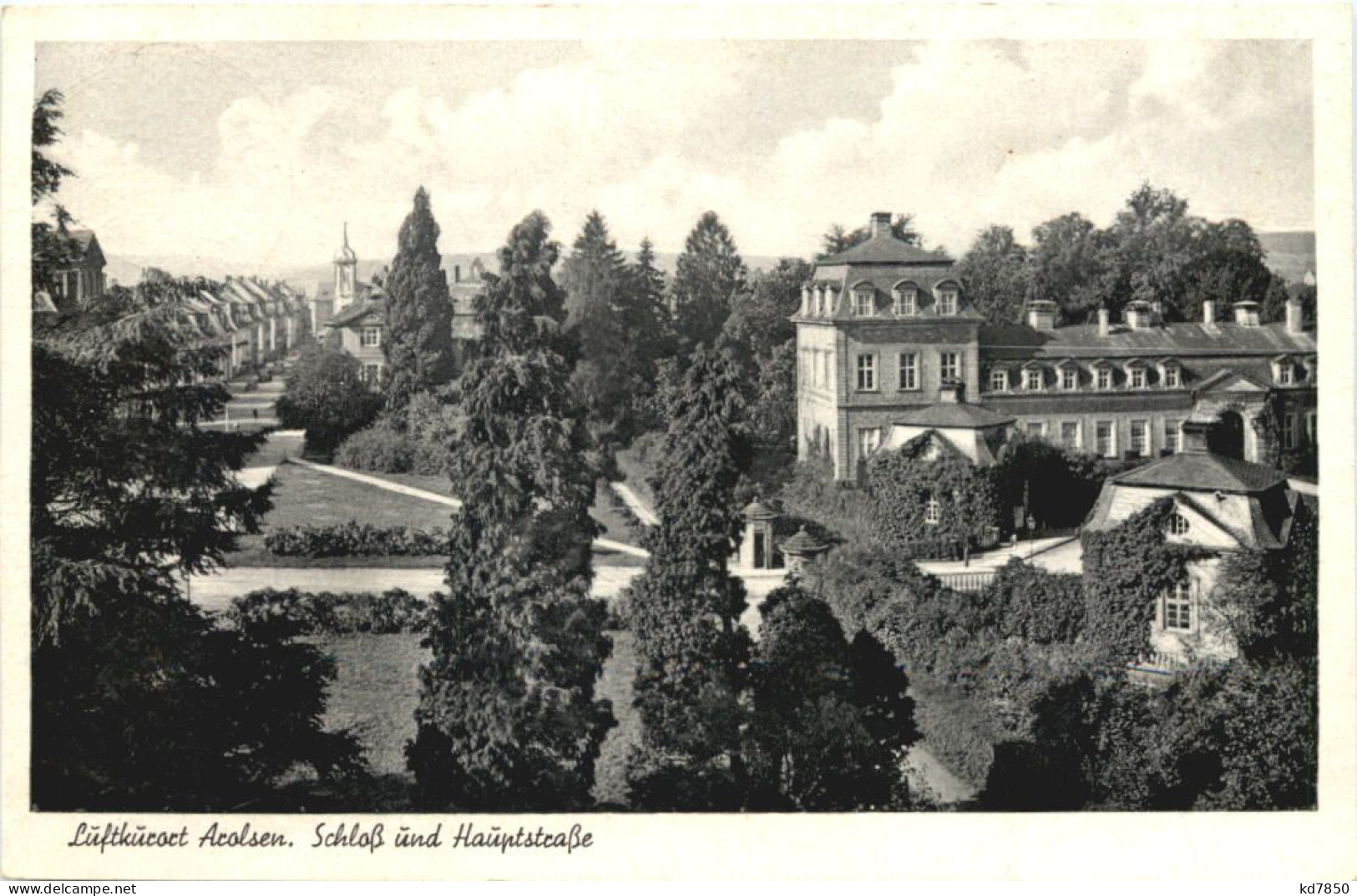 Arolsen - Schloss Und Hauptstrasse - Bad Arolsen