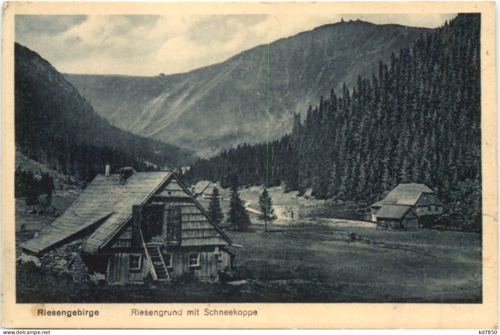 Riesengebirge - Reisengrund Mit Schneekoppe - Boehmen Und Maehren