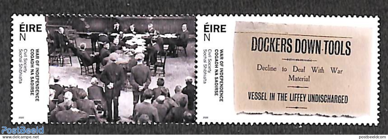 Ireland 2020 Independence War 2v [:], Mint NH - Unused Stamps