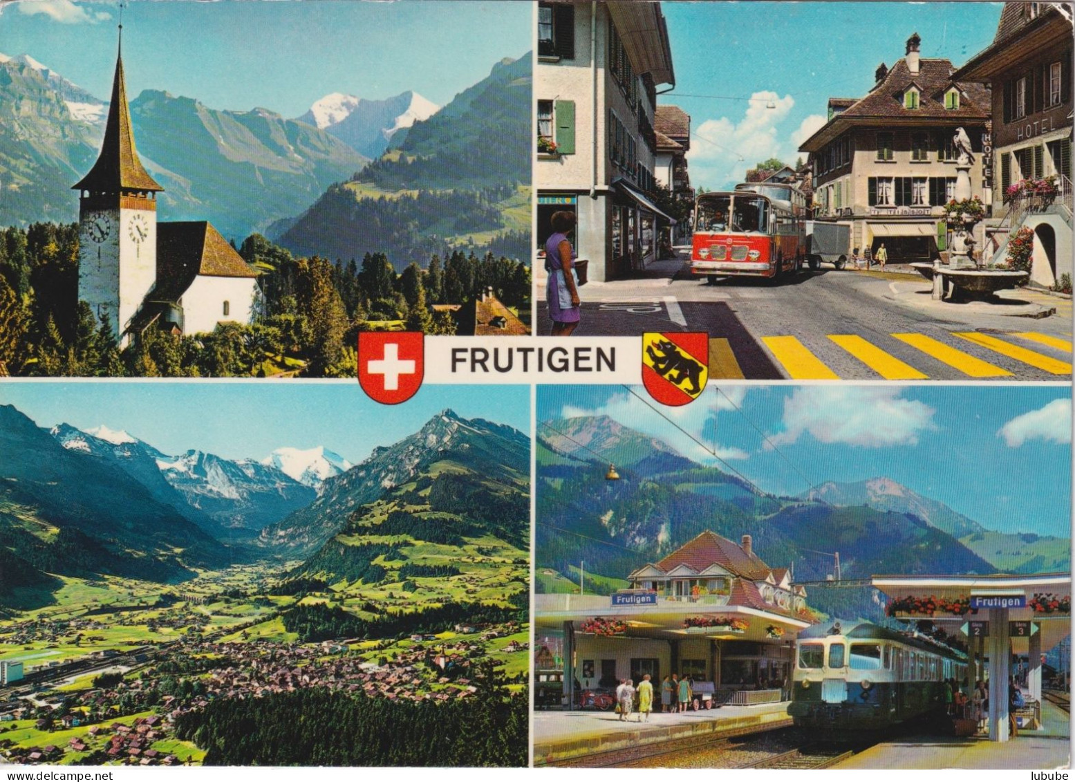 Frutigen - Multivue Mit Regional- Und Fernverkehr       Ca. 1970 - Frutigen