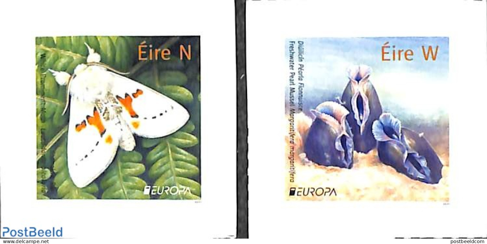 Ireland 2021 Europa, Endangered Species 2v S-a, Mint NH, History - Nature - Europa (cept) - Animals (others & Mixed) -.. - Ongebruikt