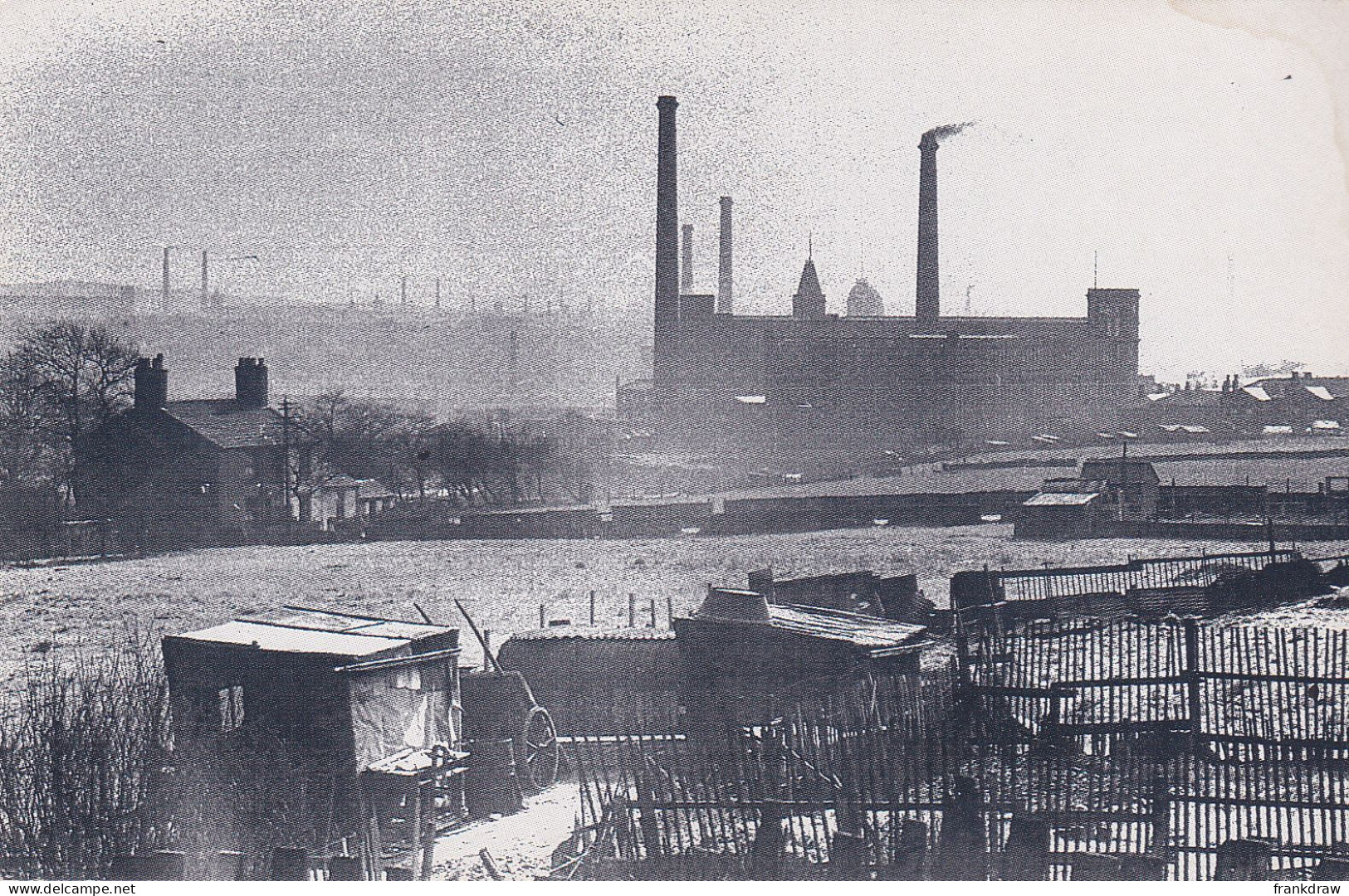 Nostalgia Postcard - Cotton Mills At Rochdale, Lancashire. April 1952 - VG - Non Classés