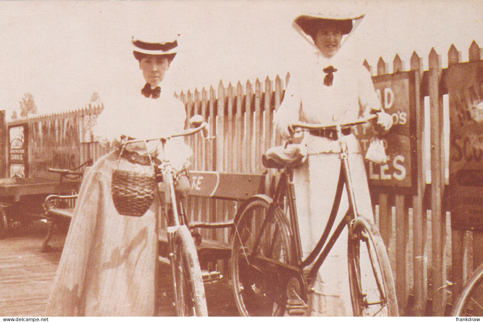 Nostalgia Postcard - Lady Cyclists, 1906 - VG - Unclassified