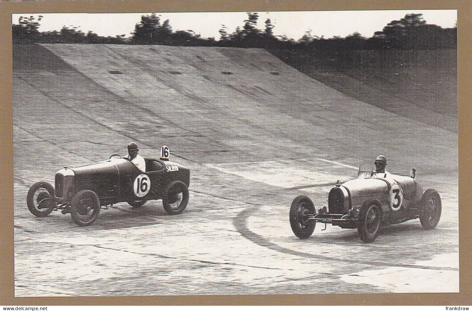 Nostalgia Postcard - Brooklands Race Track, October 15th 1927 - VG - Non Classés
