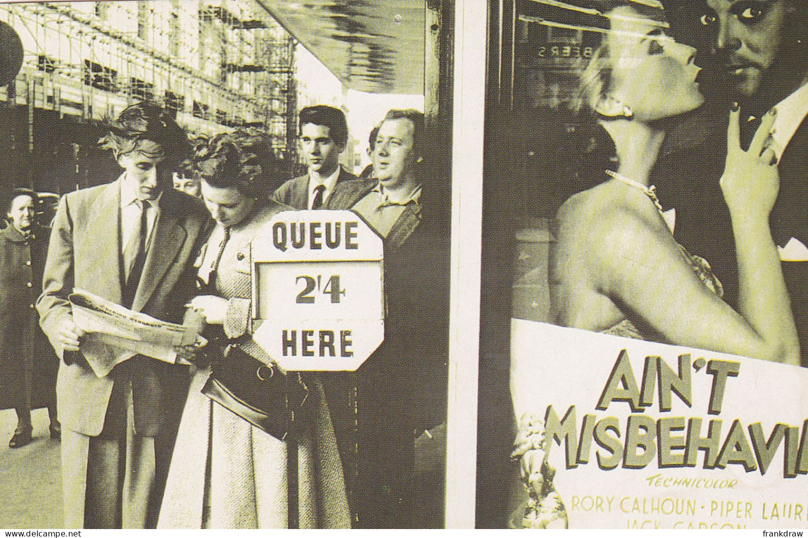 Nostalgia Postcard - Let's Go To The Pictures, London 1955 - VG - Non Classés