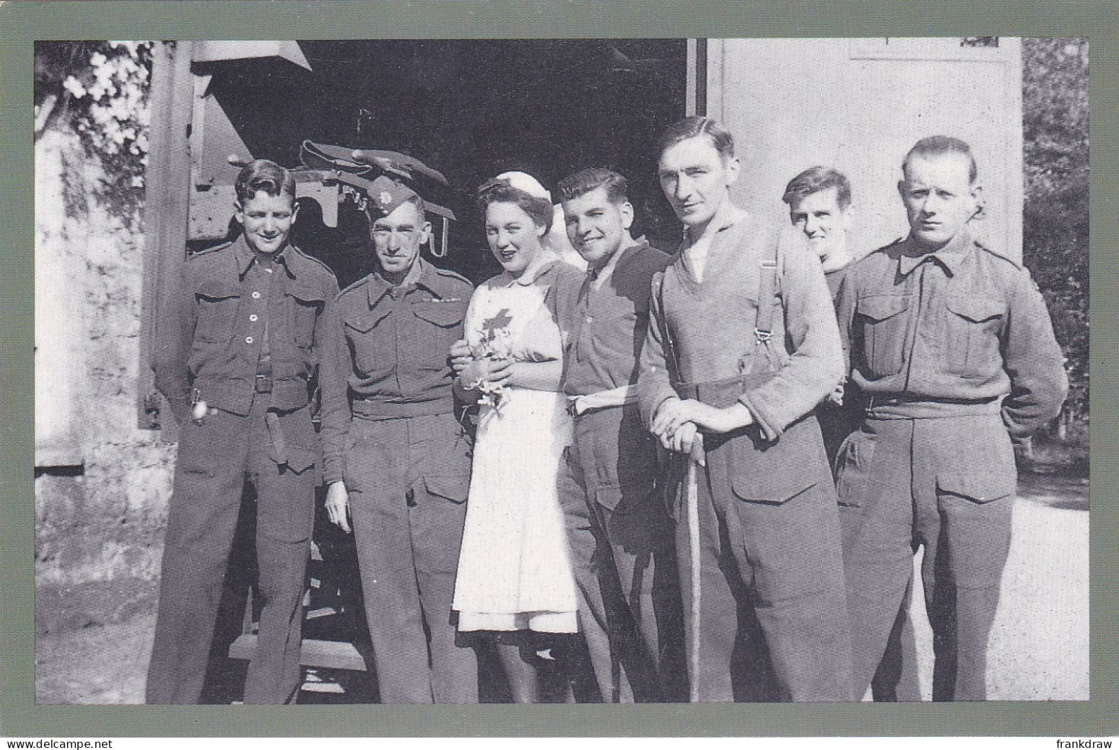Nostalgia Postcard - Patients At Camp Reception, 1943 - VG - Unclassified