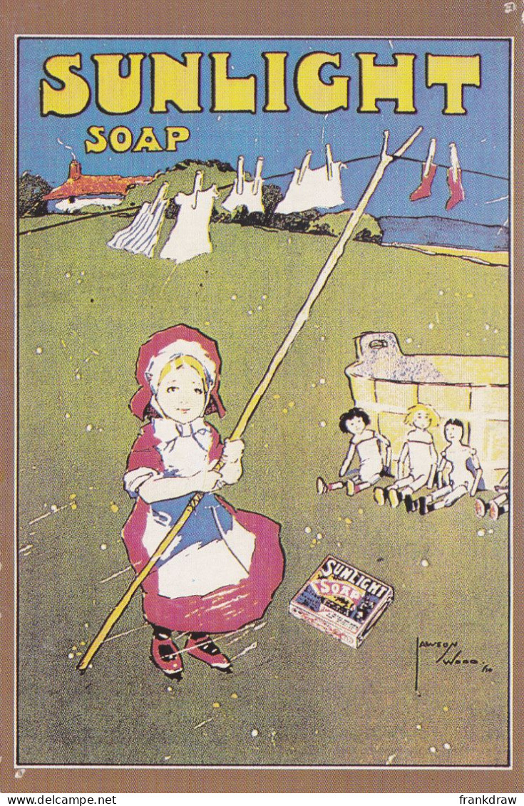 Nostalgia Postcard - Advert - Sunlight Soap Poster By Lawson Wood  - VG - Non Classés