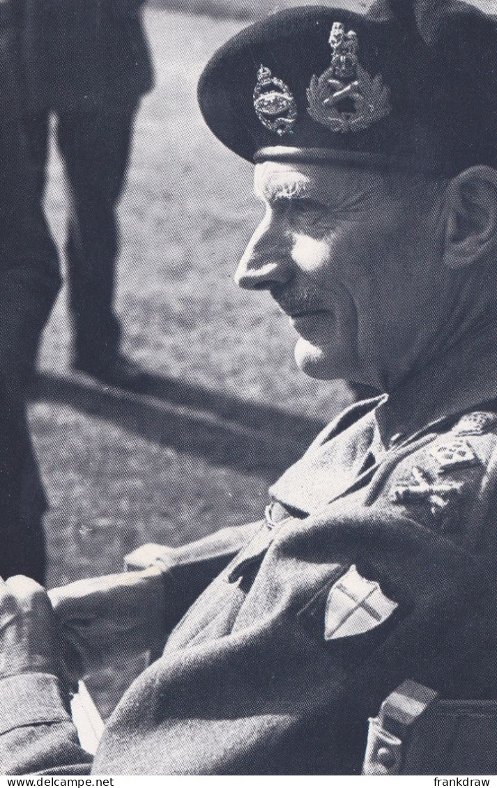 Nostalgia Postcard - Field Marshal Bernard Law Montgomery (1887-1976)  - VG - Unclassified