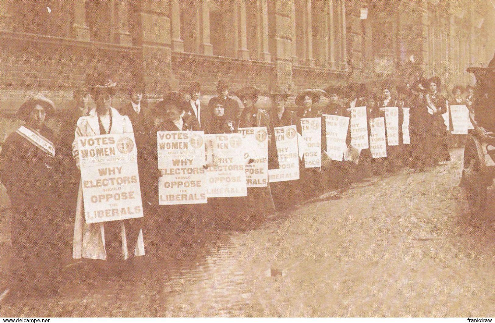 Nostalgia Postcard - Suffragettes, London, January 1910  - VG - Non Classés