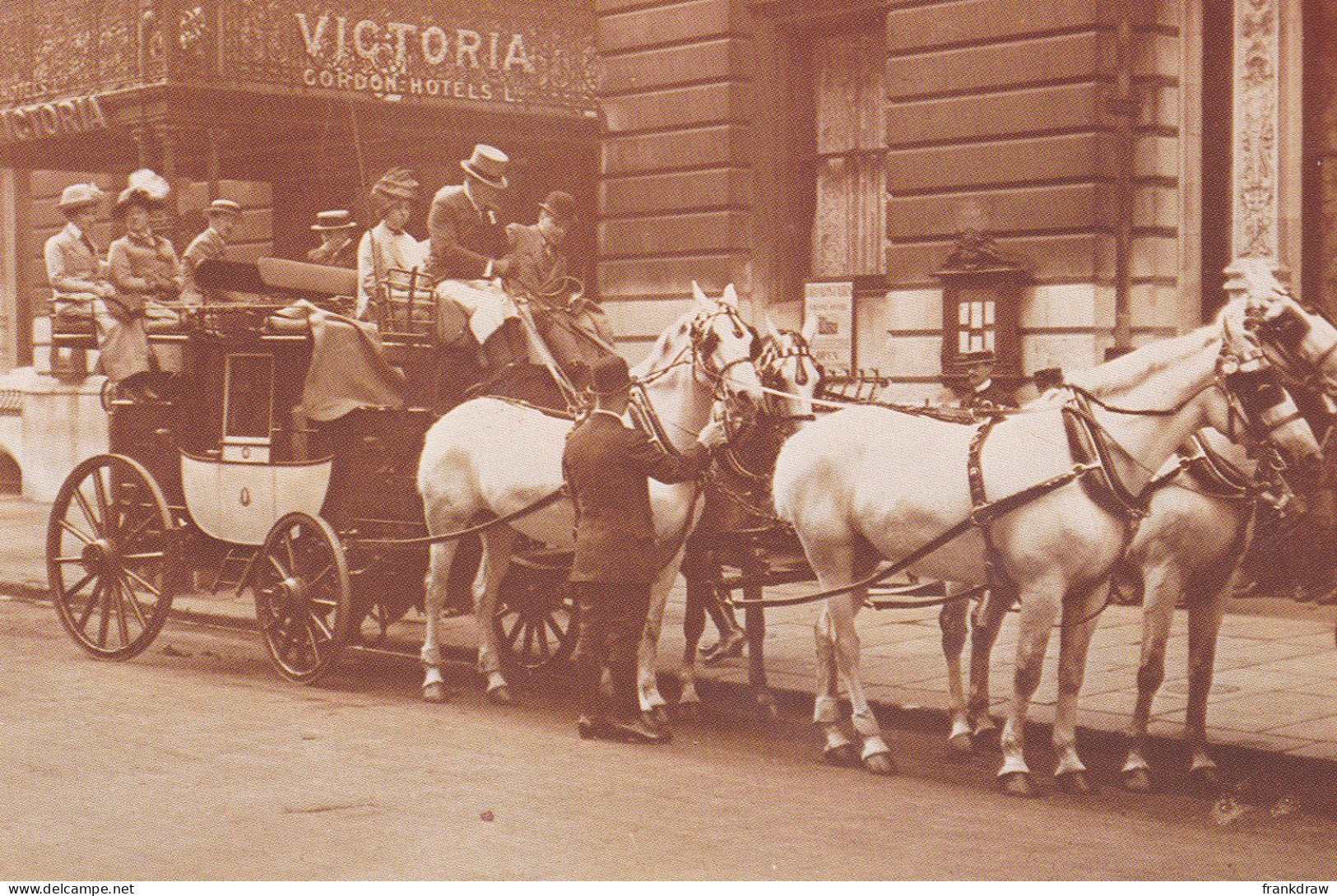 Nostalgia Postcard - Horse-Drawn Carriage, 1910  - VG - Non Classés