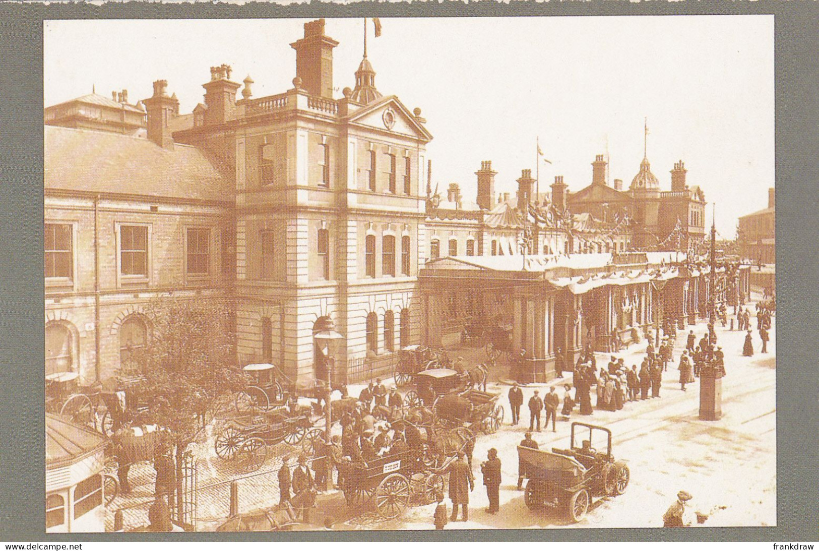 Nostalgia Postcard - Derby Station, June 1906  - VG - Unclassified