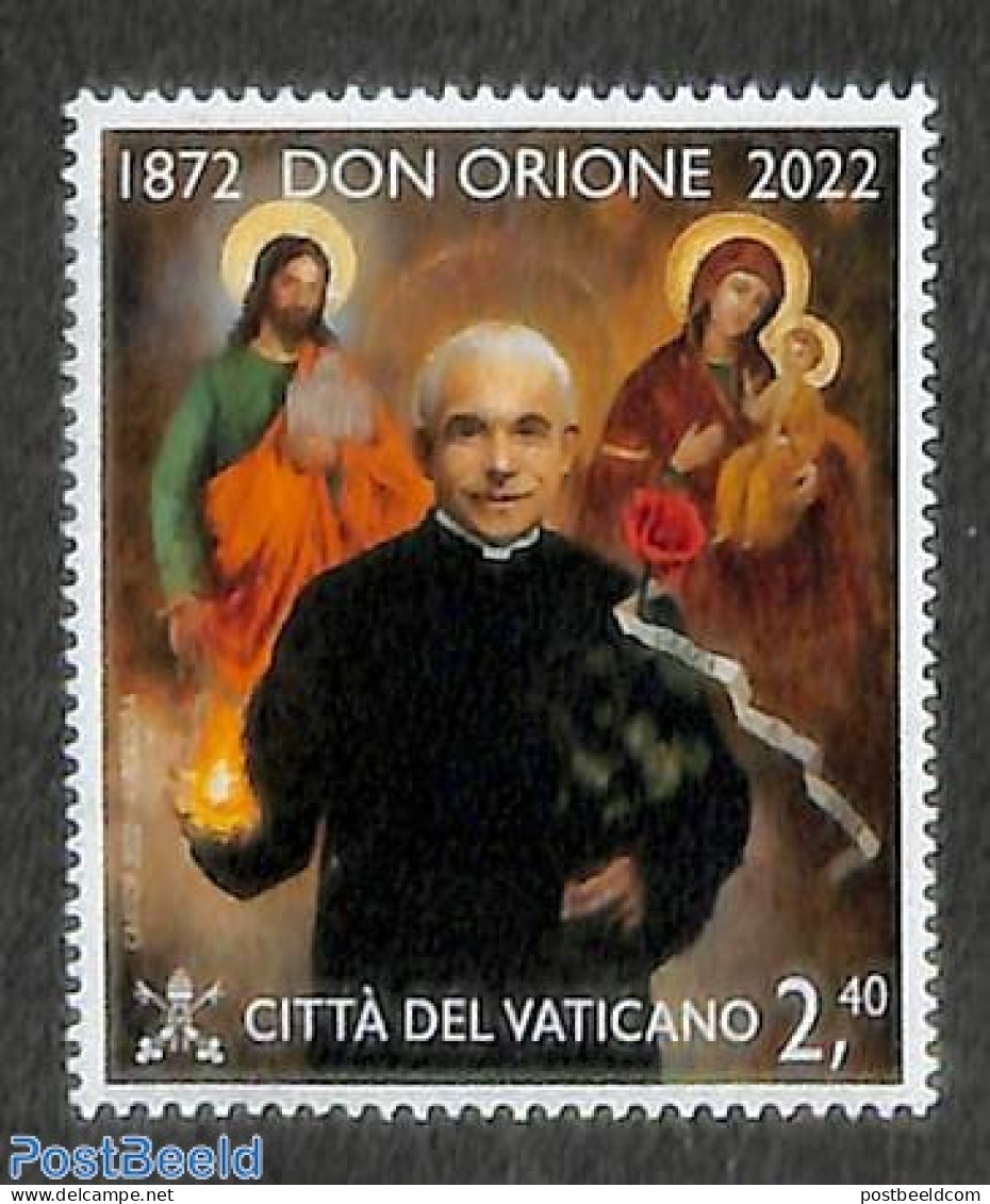 Vatican 2022 Don Orione 1v, Mint NH, Religion - Religion - Neufs