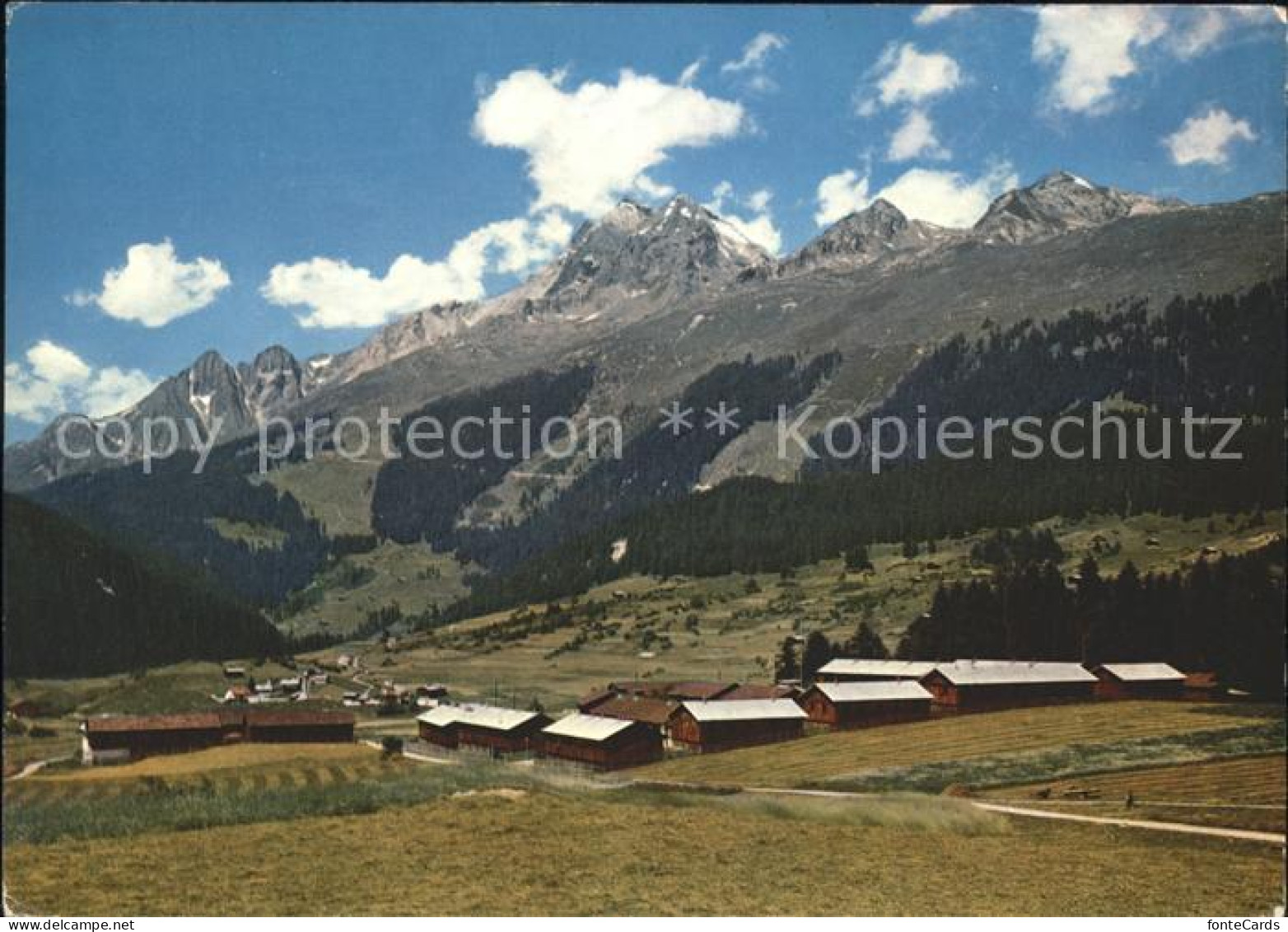 11890042 Brigels Flablager Mit Brigelserhoerner Breil - Autres & Non Classés