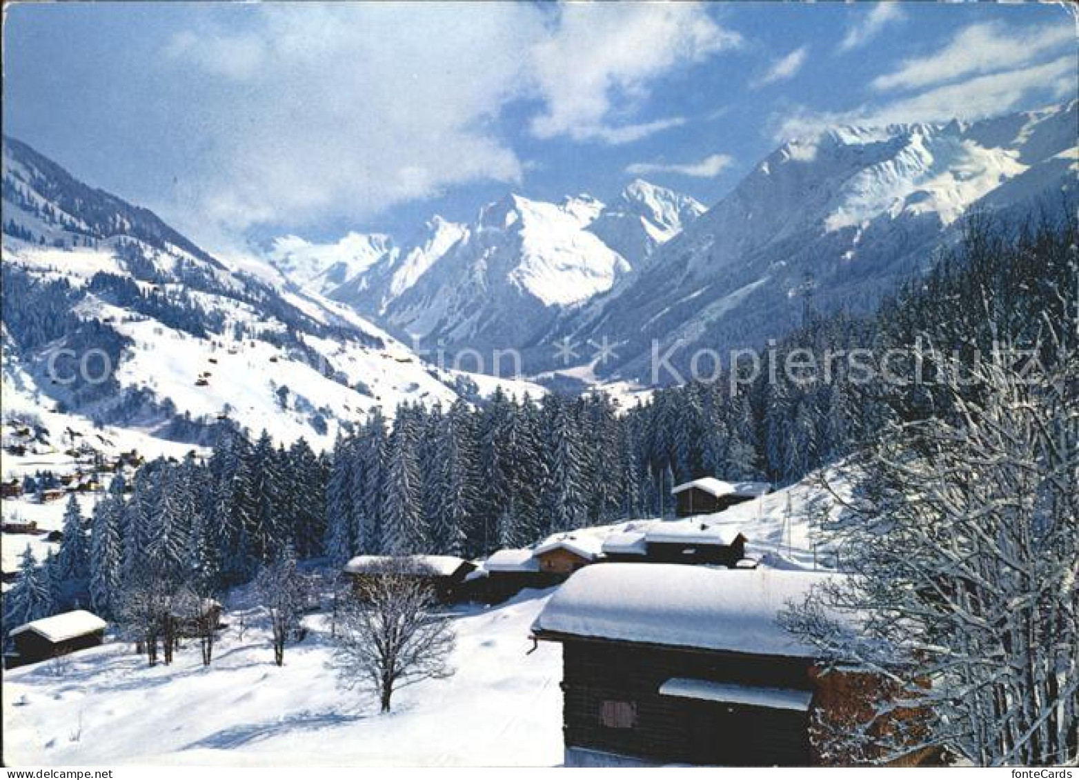 11890041 Parsenn Mit Silvretta Gruppe Parsenn - Autres & Non Classés