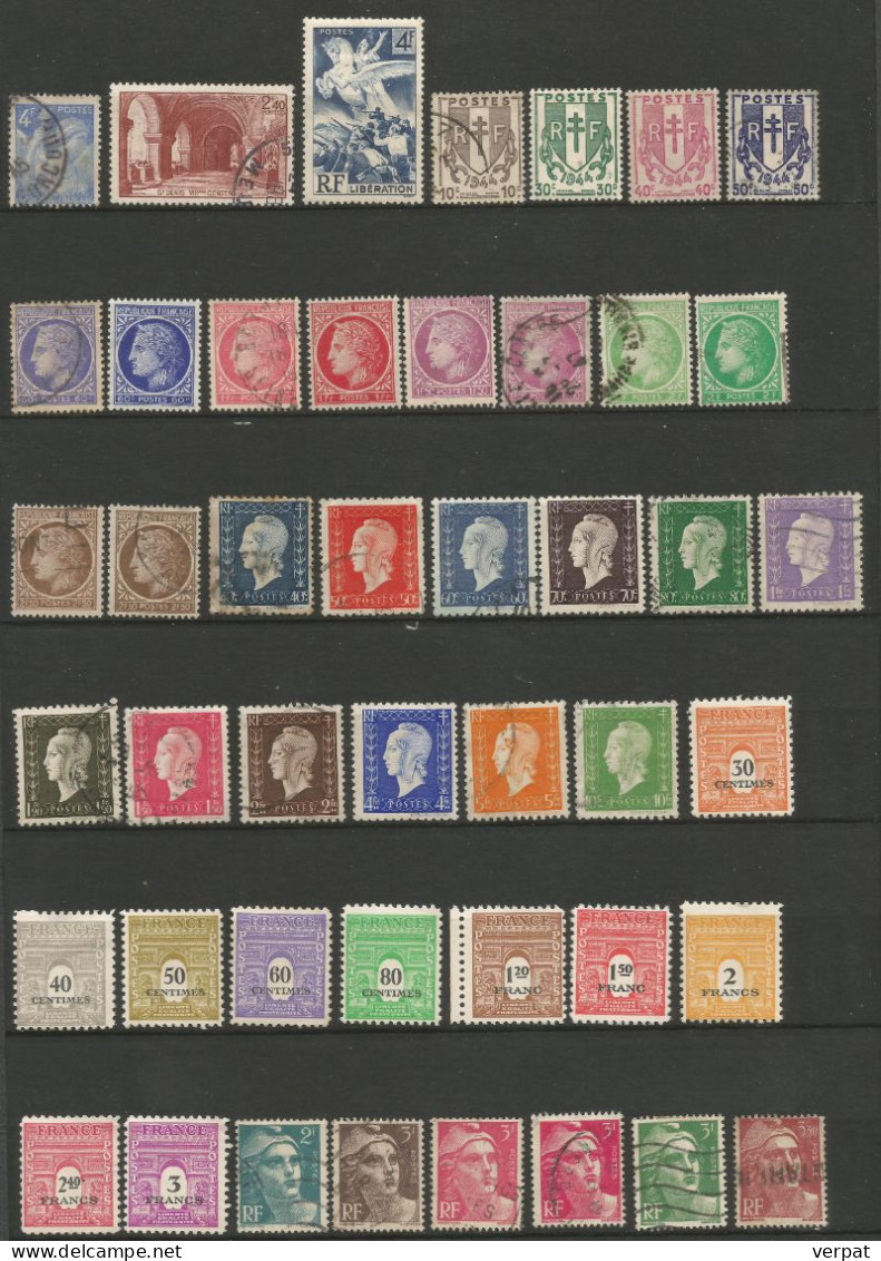 50 ANS de PHILATELIE 1900 1949 Plus de 400 Timbres 8 SCANS Variétés