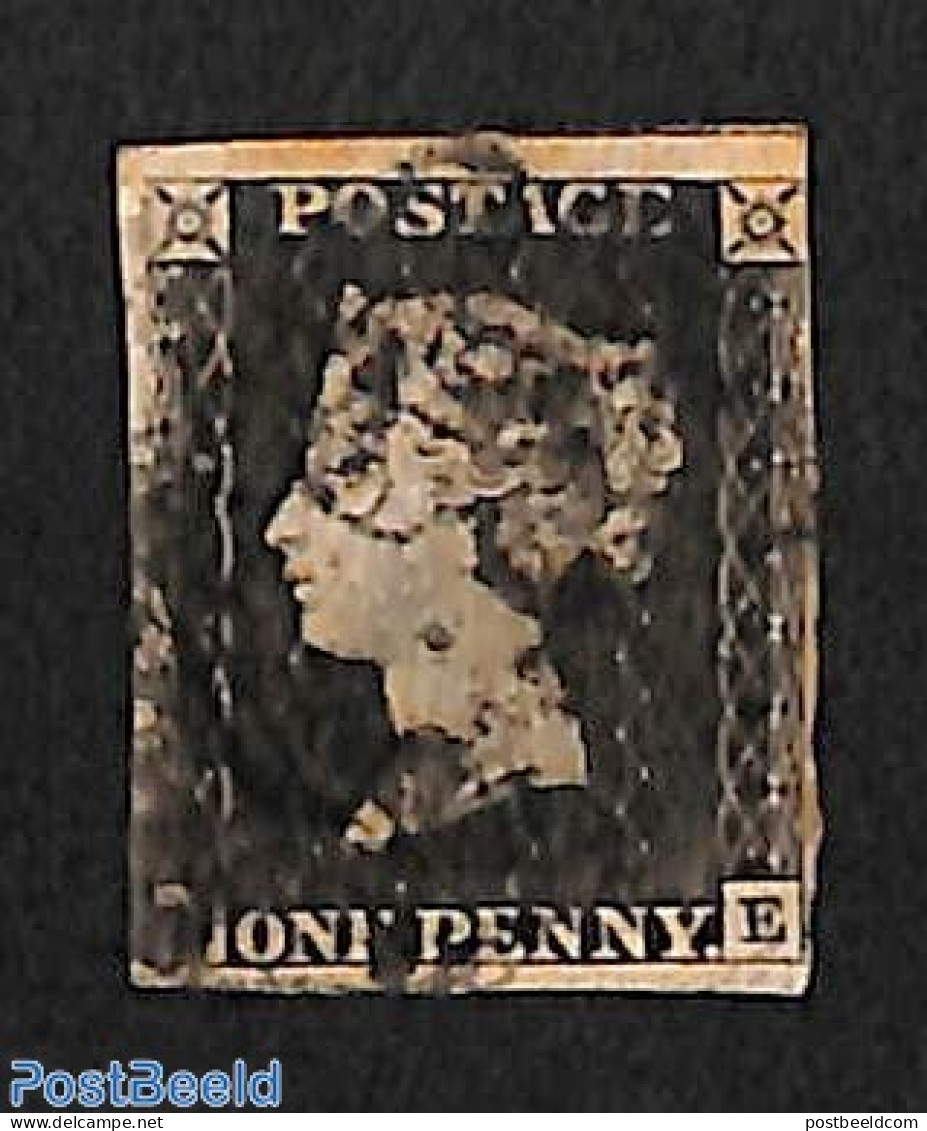 Great Britain 1840 Penny Black, Used, Used Or CTO - Used Stamps