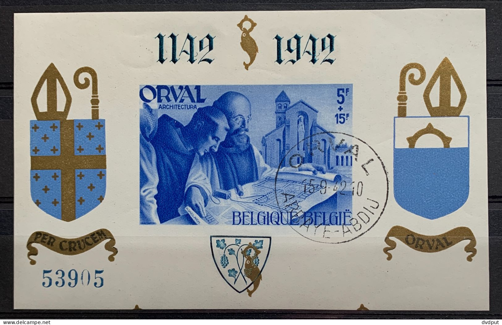 België, 1942, BL21, Gestempeld ORVAL - 1924-1960