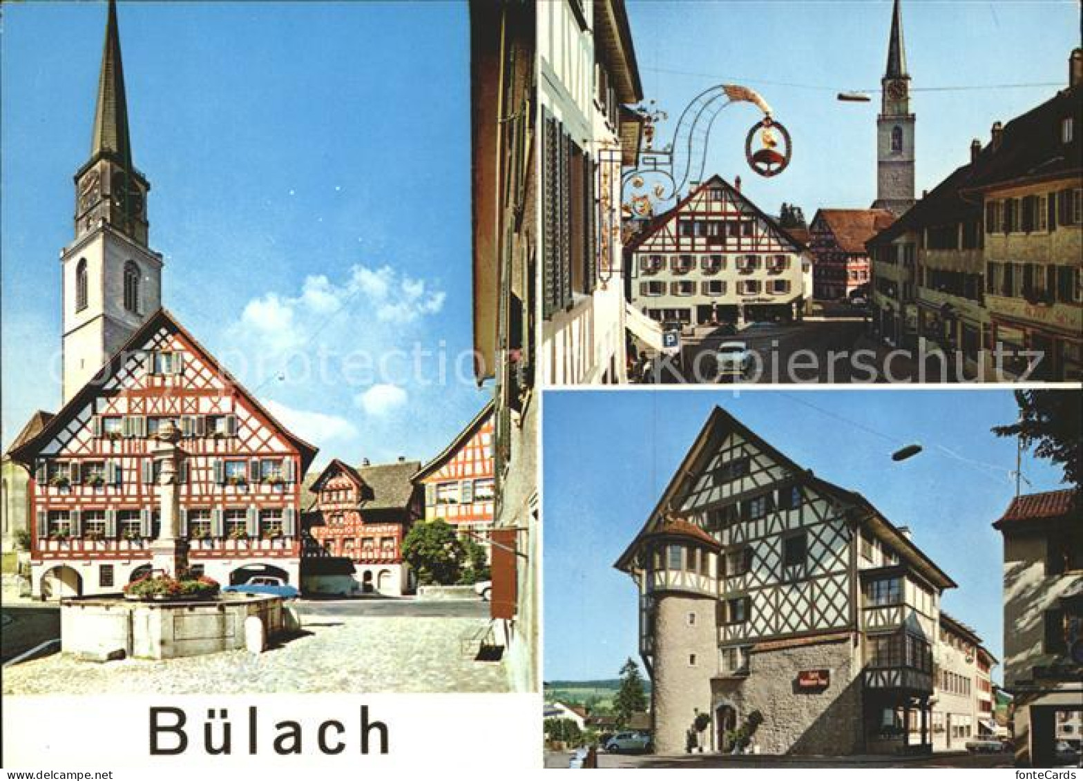 11889942 Buelach ZH Kirche Dorfpartie Fachwerkhaus Buelach - Other & Unclassified