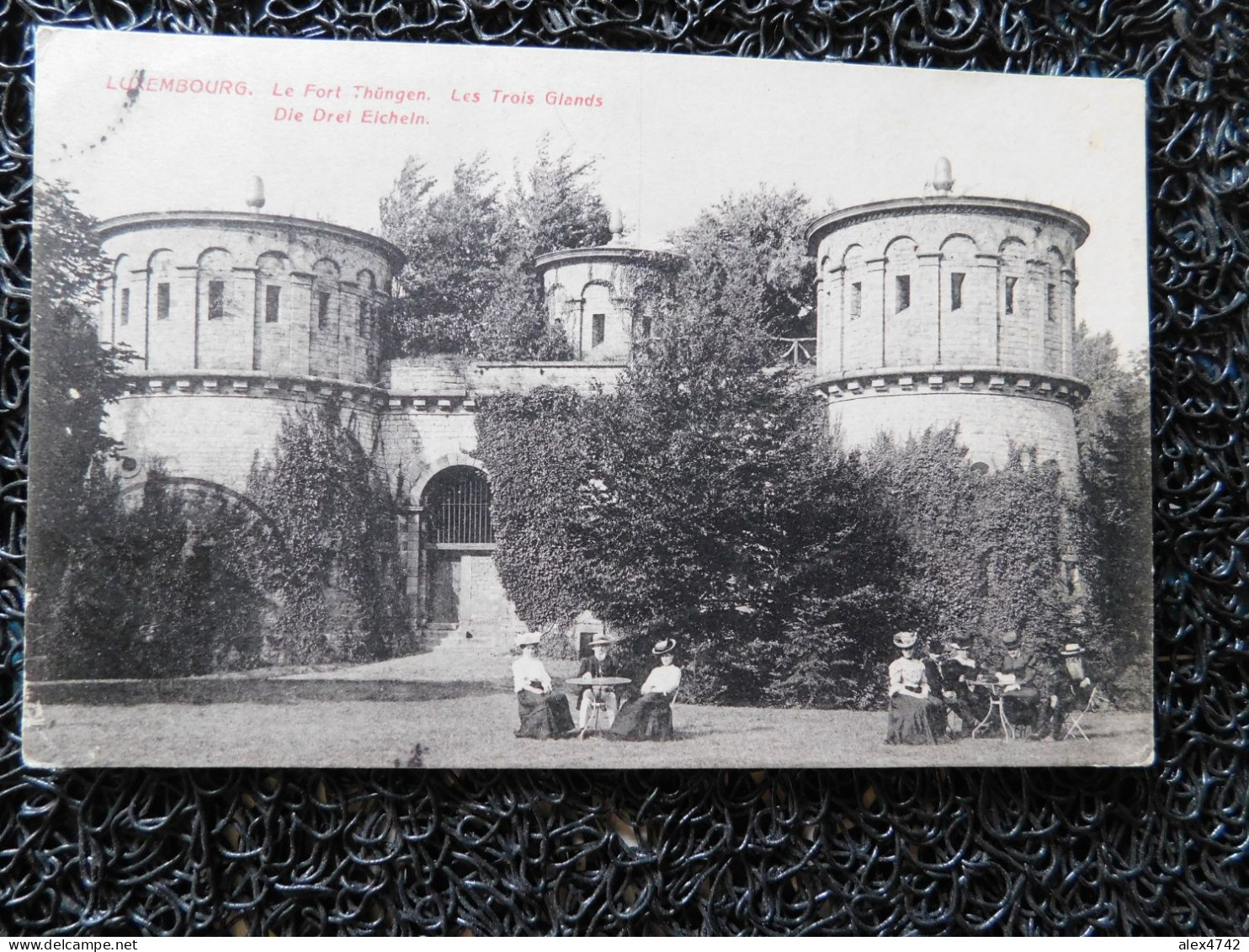 Luxembourg, Le Fort Thüngen. Les Trois Glands, Die Drei Eicheln, Belle Animation, 1908  (Y20) - Luxemburgo - Ciudad