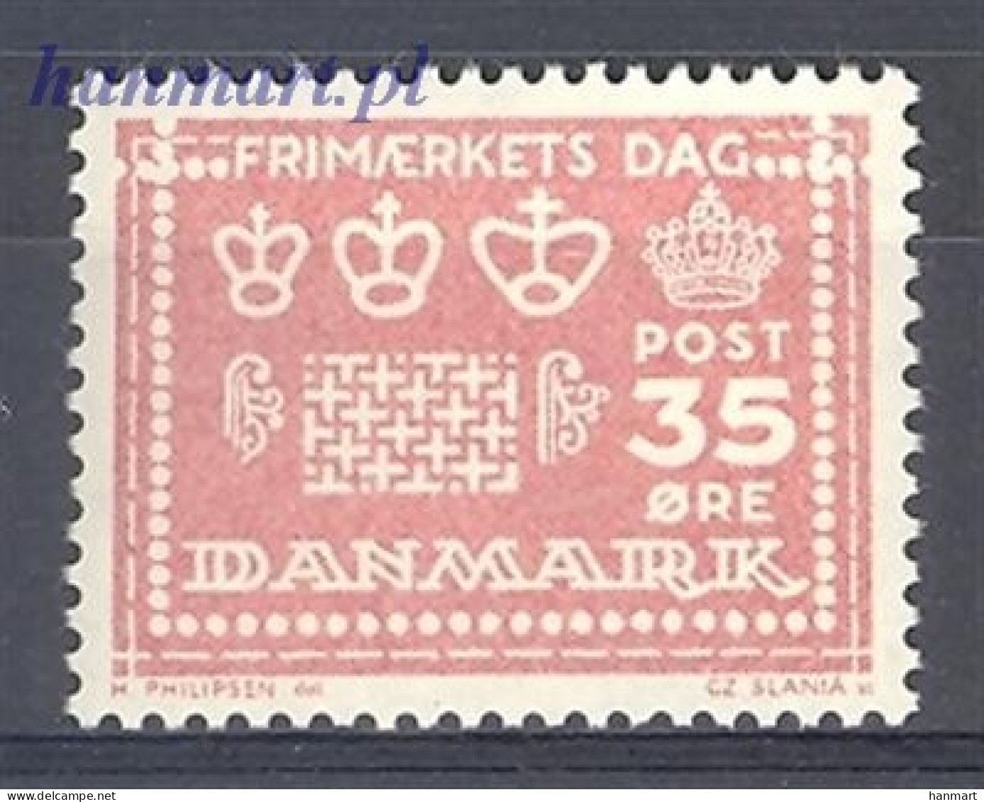 Denmark 1964 Mi 424x MNH  (ZE3 DNM424x) - Journée Du Timbre