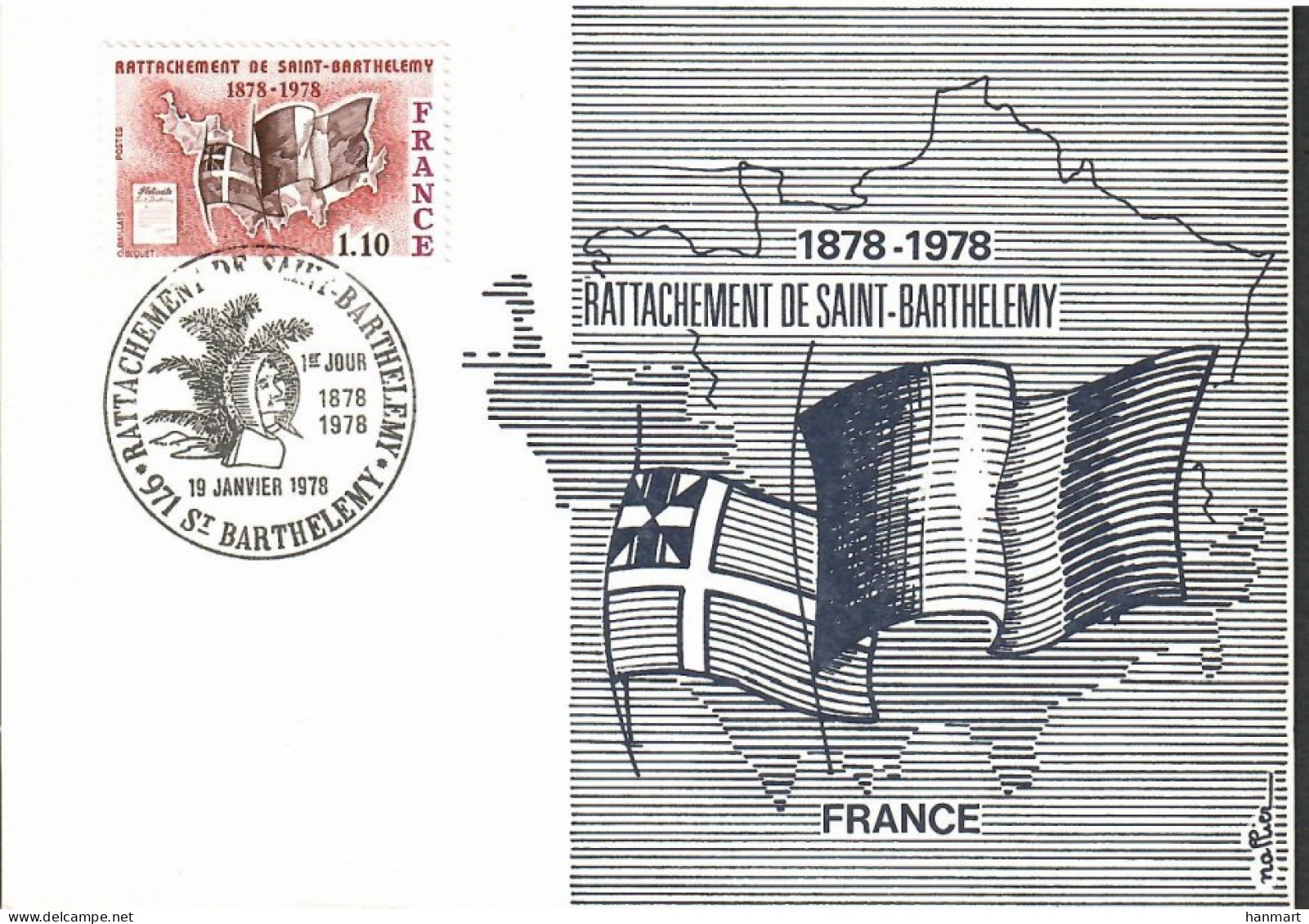 France 1978 Mi 2067  Max Card  (MAX ZE1 FRN2067) - Postzegels