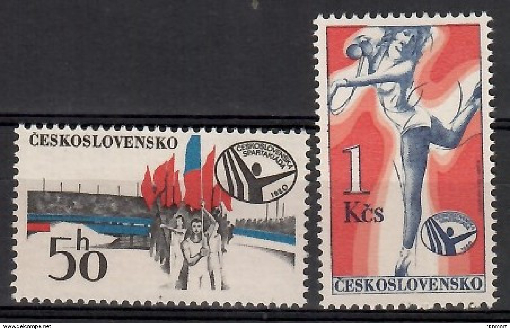 Czechoslovakia 1980 Mi 2571-2572 MNH  (ZE4 CSK2571-2572) - Sonstige & Ohne Zuordnung
