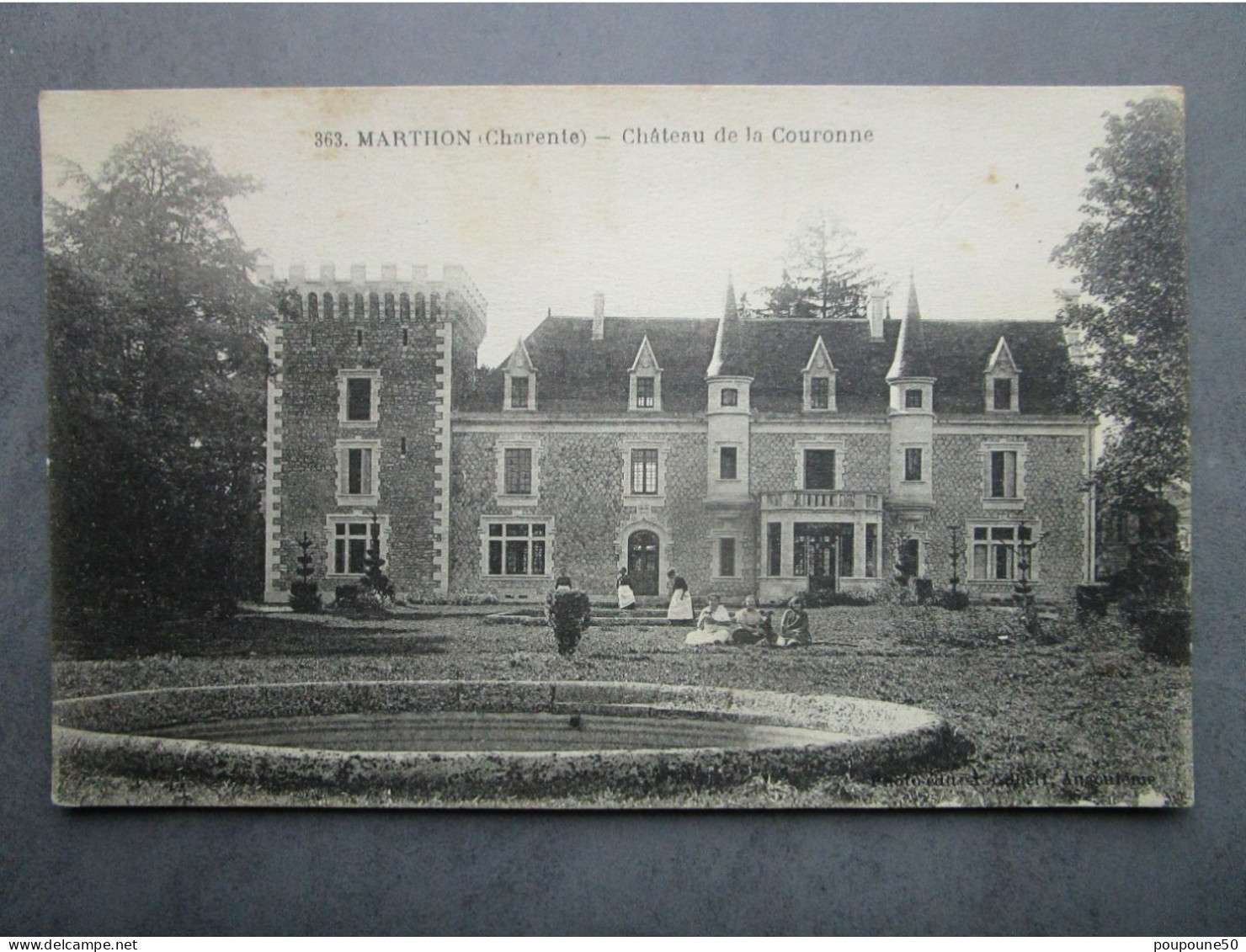 CPA 16 Charente NMARTHON Prés Angoulême - Château De La Couronne  Vers 1910 - Angouleme