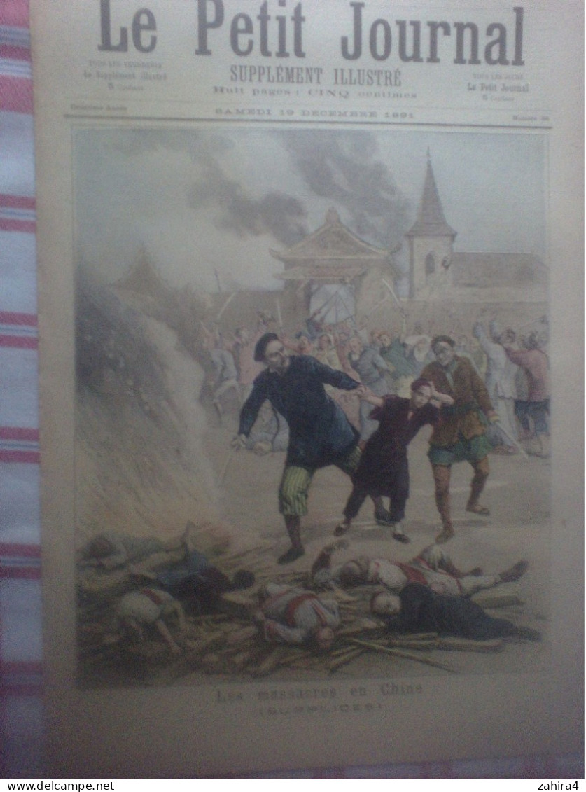 Le Petit Journal N°56 Massacre En Chine Enfant Suplice, Décapité, Religieuses La Chanson Des Mouches C Grandmougin - Tijdschriften - Voor 1900