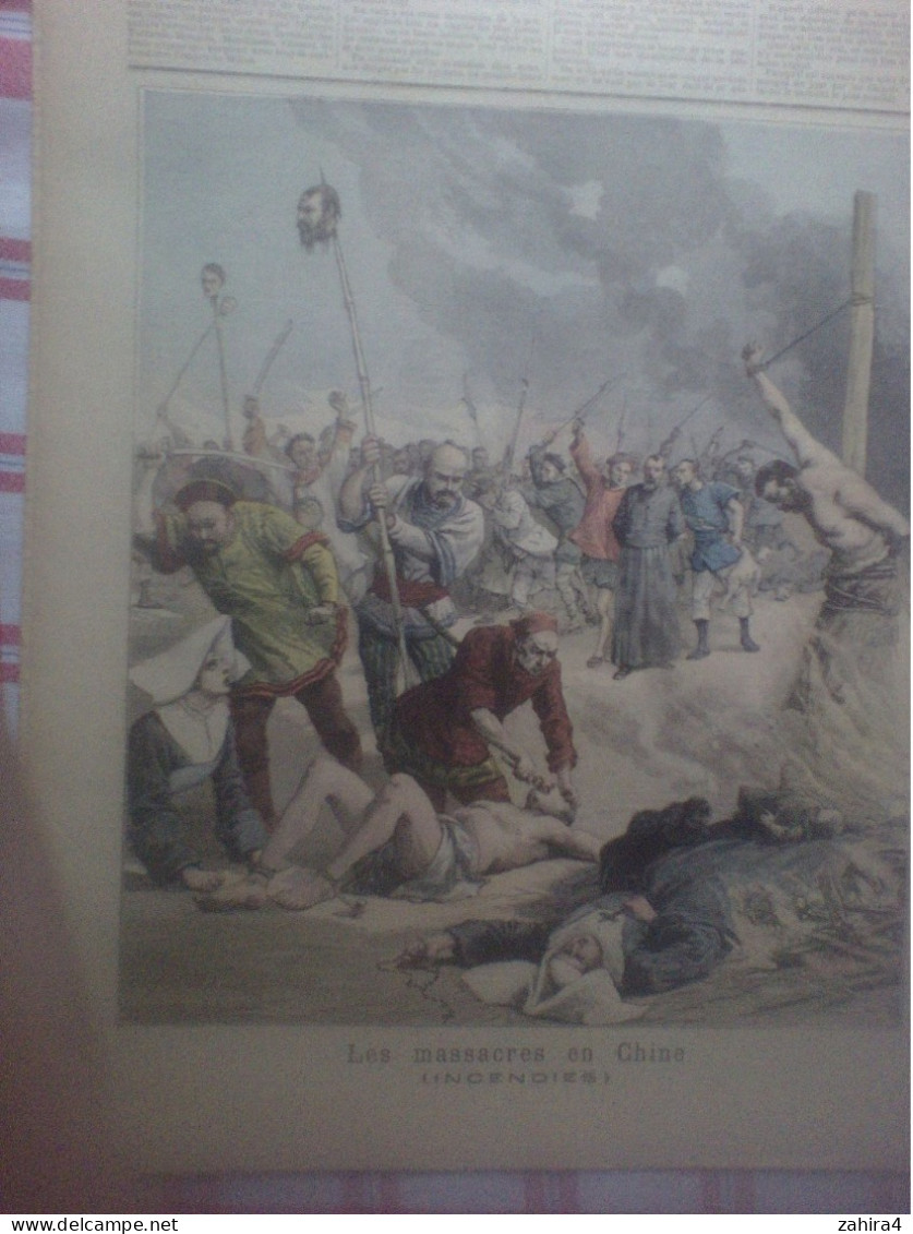 Le Petit Journal N°56 Massacre En Chine Enfant Suplice, Décapité, Religieuses La Chanson Des Mouches C Grandmougin - Revistas - Antes 1900