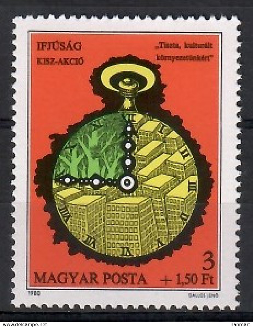 Hungary 1980 Mi 3426 MNH  (ZE4 HNG3426) - Horlogerie