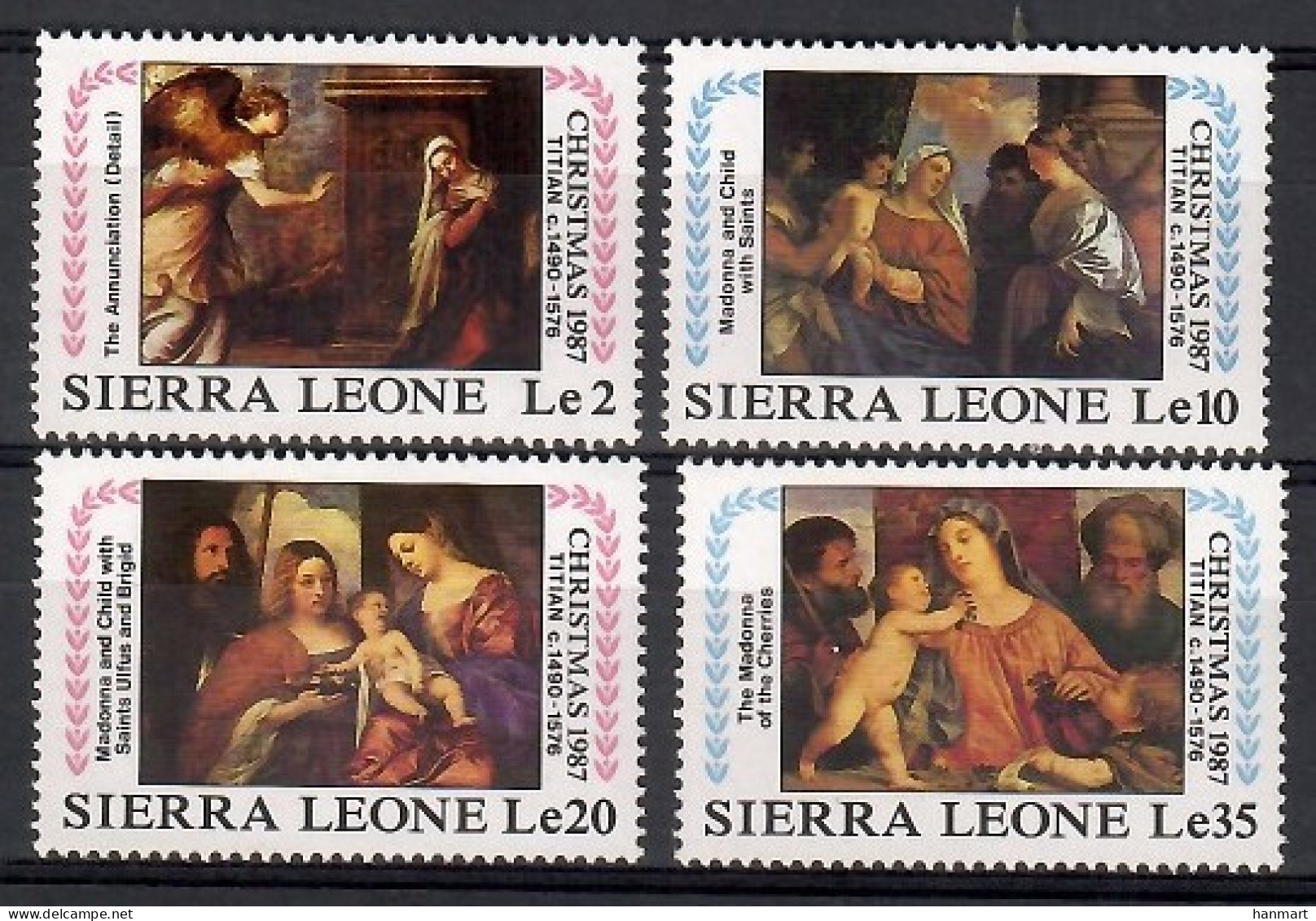 Sierra Leone 1987 Mi 1066-1069 MNH  (ZS5 SRR1066-1069) - Otros