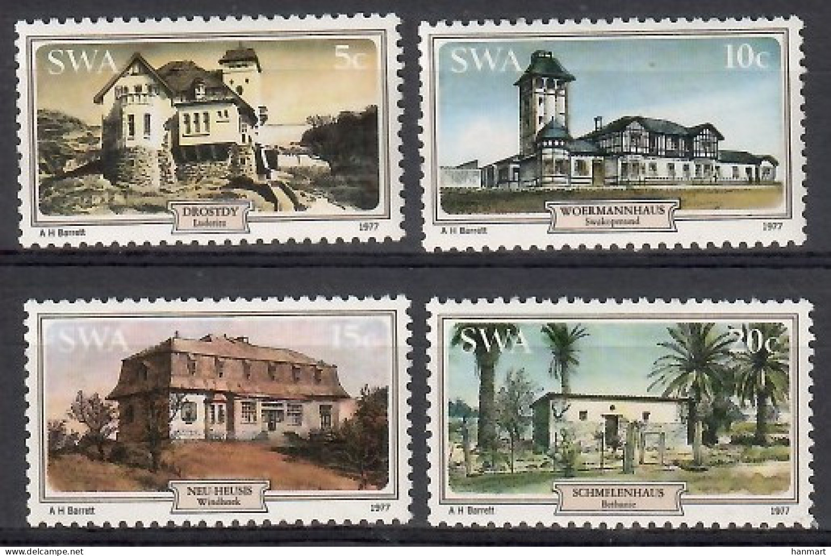 South-West Africa 1977 Mi 436-439 MNH  (ZS6 NMB436-439) - Andere