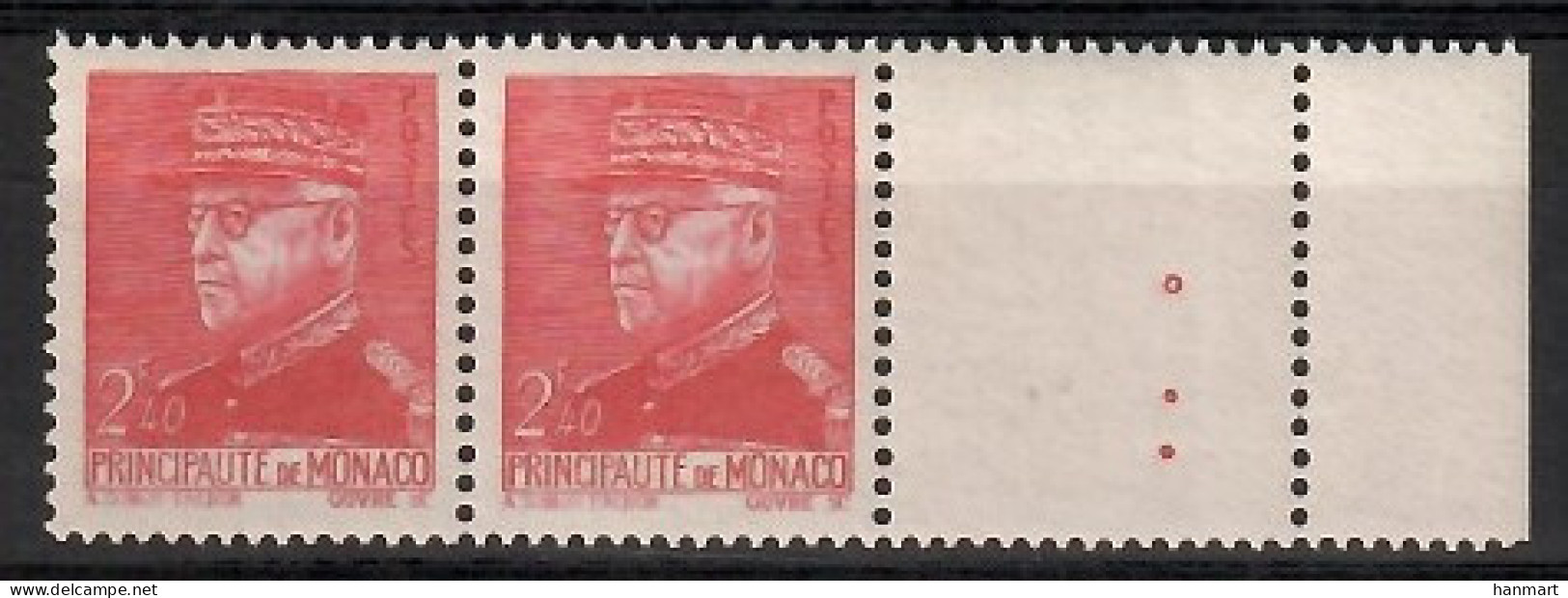 Monaco 1941 Mi 264 MNH  (LZE1 MNCmarpar264) - Altri & Non Classificati